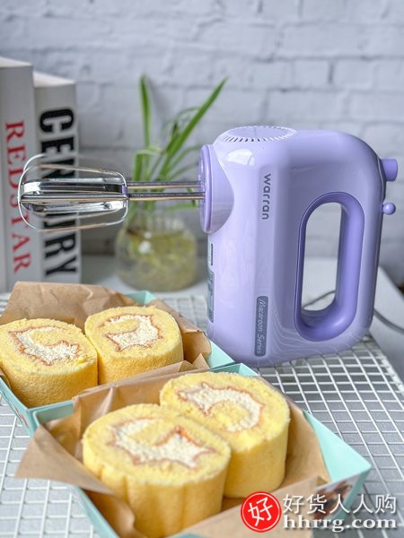 华伦电动打蛋器HM050，家用烘焙小型自动手持搅拌器打蛋机插图4
