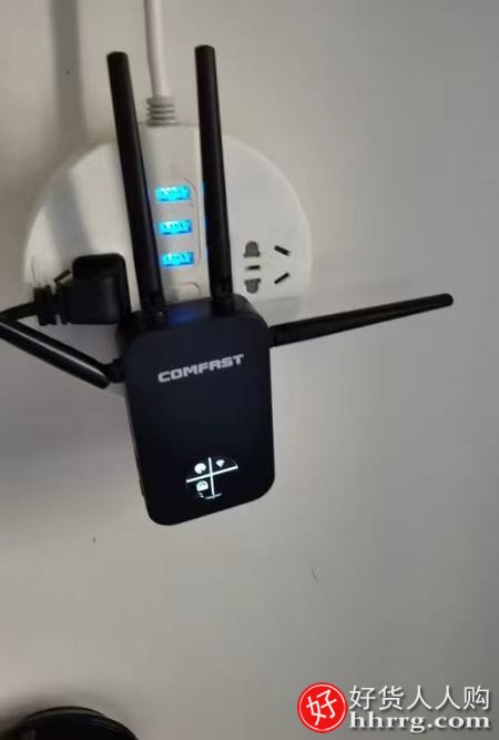 comfast无线wifi信号放大器CF-WR758AC，家用穿墙加强网络wifi信号增强器插图1
