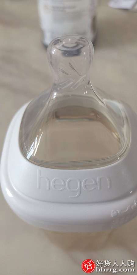 Hegen新生儿奶瓶，仿母乳防呛防胀气耐摔宽口婴儿奶瓶插图4