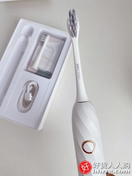 舒客电动牙刷T2，成人男女软毛充电自动式套装电动牙刷插图4