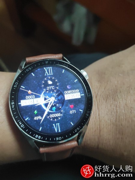 爱国者GT8智能手表，心率血氧睡眠监测多功能aigo男士手表插图1