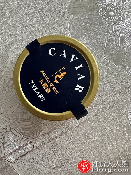 卡露伽西伯利亚7年鱼子酱，即食千岛湖大颗粒鲟鱼子酱寿司caviar10g插图2