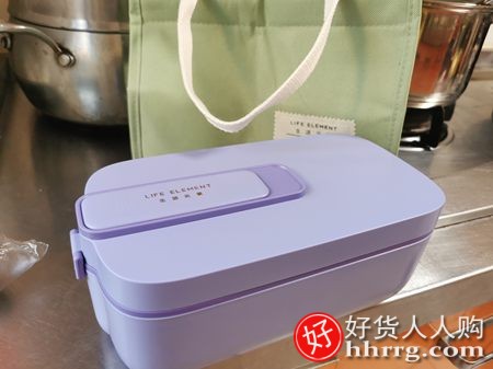 生活元素电热饭盒F72，电热饭盒可以煮饭吗插图2