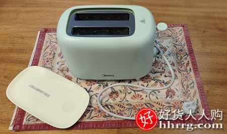 美的吐司机烤面包机MTR03，家用片加热三明治早餐机插图1