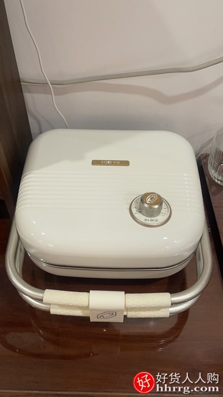 适盒三明治机HY-6602，多功能早餐机家用轻食烤面包机插图1