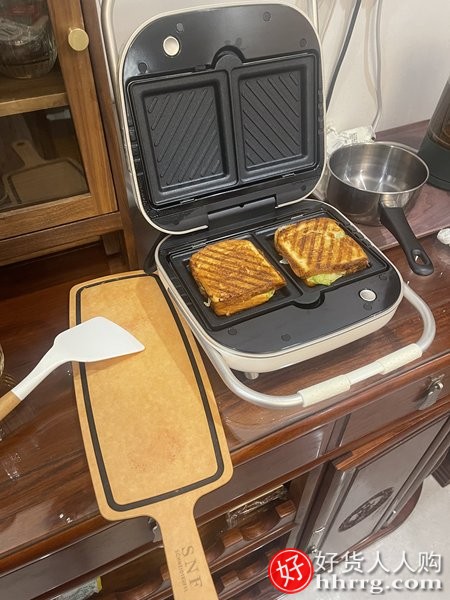 适盒三明治机HY-6602，多功能早餐机家用轻食烤面包机插图2