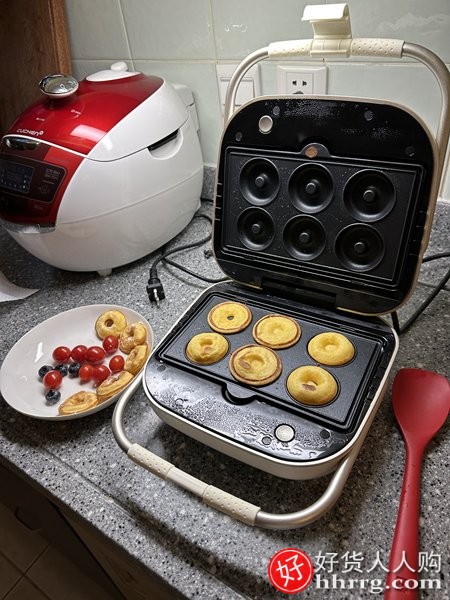 适盒三明治机HY-6602，多功能早餐机家用轻食烤面包机插图4