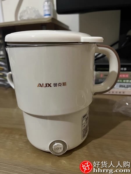 AUX/奥克斯全钢烧水壶HX-A0802E，旅行出差便携式折叠水壶插图4