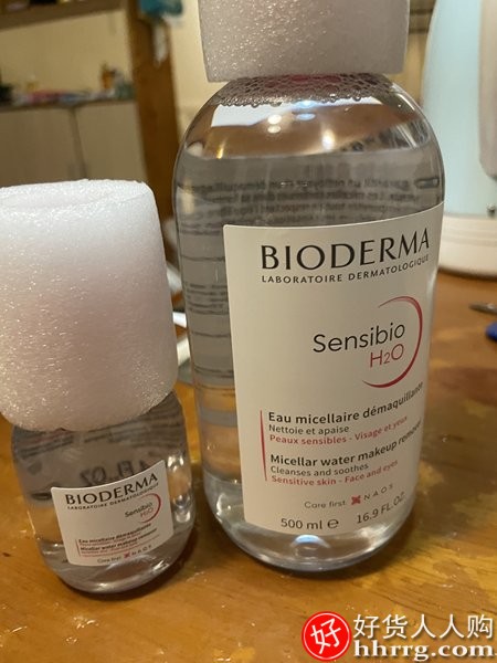贝德玛舒妍卸妆水，敏感肌粉水温和清洁插图3