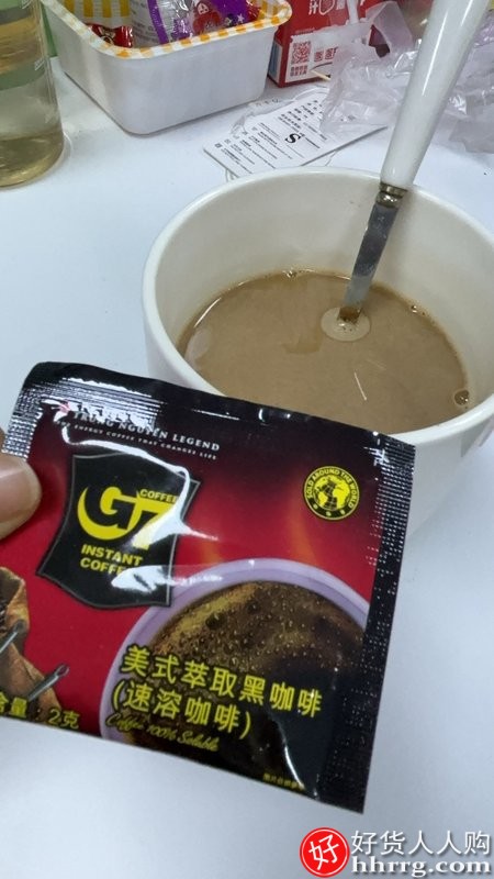 G7美式纯黑咖啡粉，速溶无糖0脂减燃提神咖啡插图2