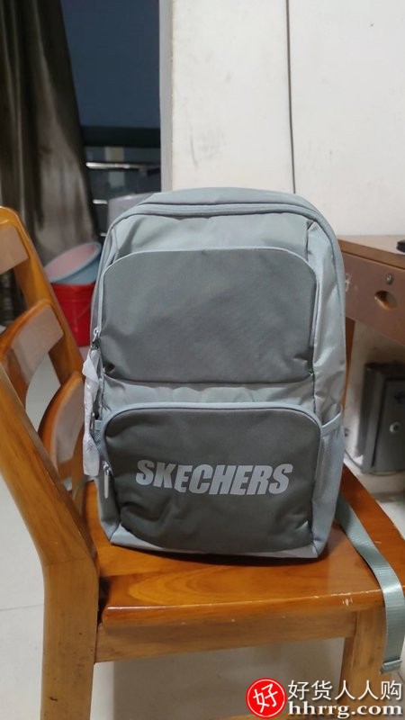 Skechers斯凯奇书包，大容量双肩包电脑包插图1