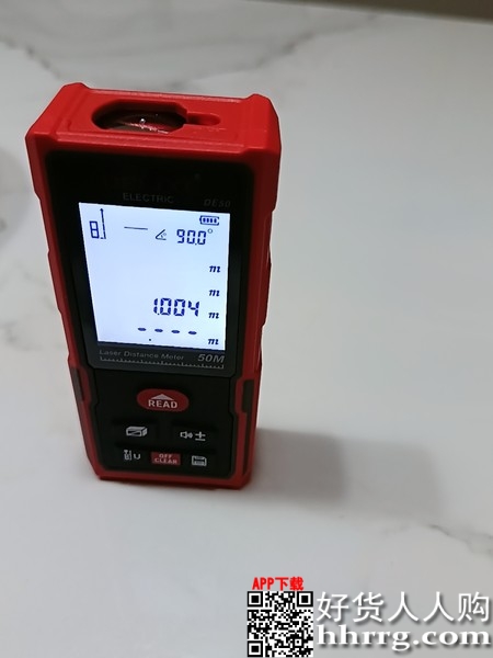 德力西激光测距仪，红外线高精度手持充电量房仪插图
