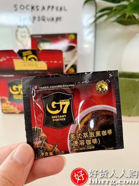 G7美式速溶黑咖啡，旗舰店越南进口无糖0脂咖啡粉插图1