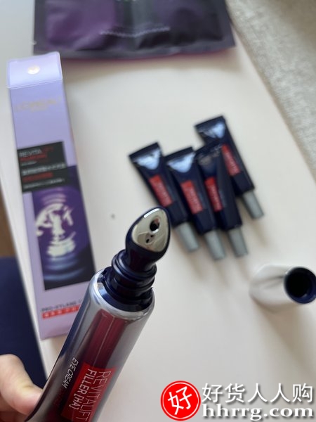 欧莱雅紫熨斗眼霜，玻色因保湿抗皱提拉紧致插图3